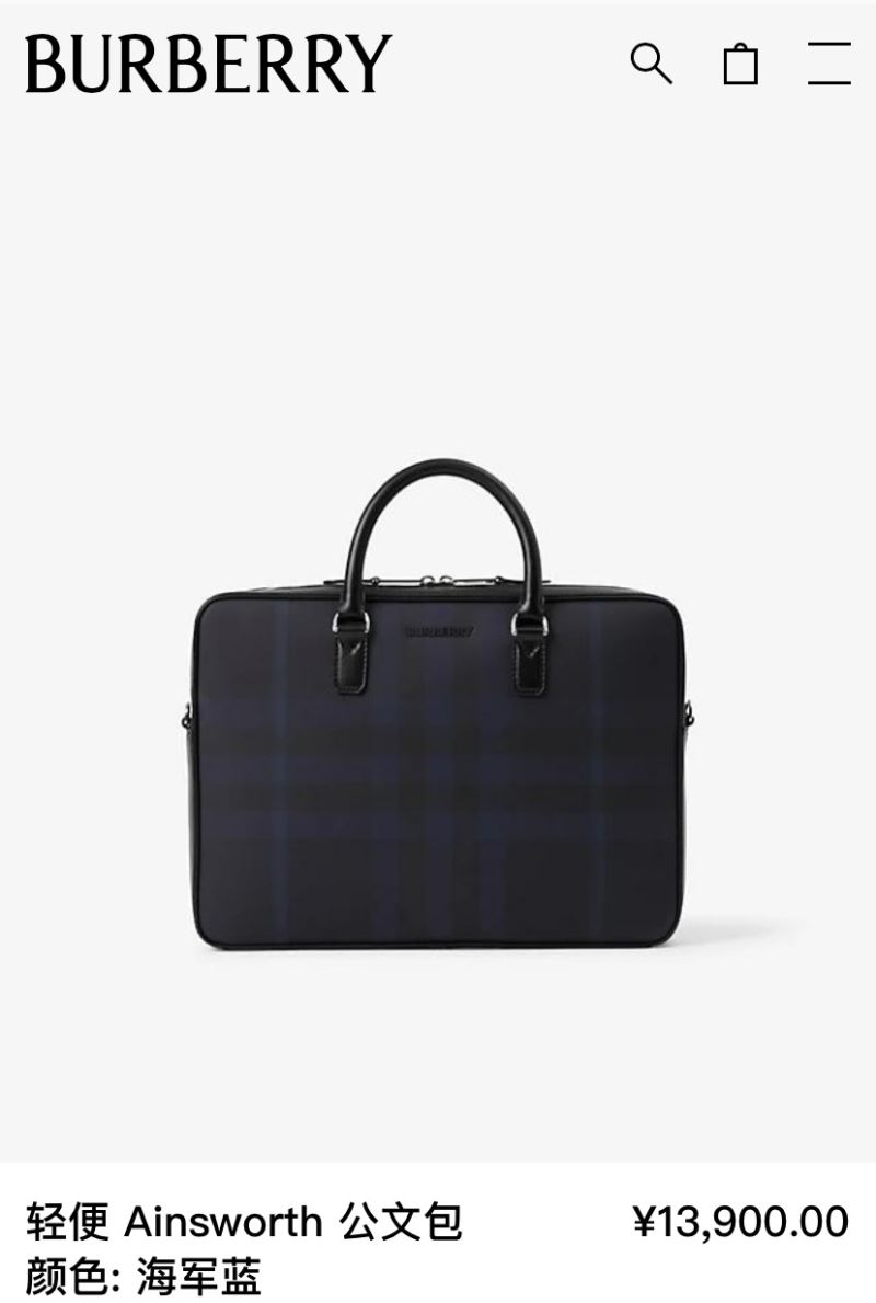 Mens Burberry Briefcases